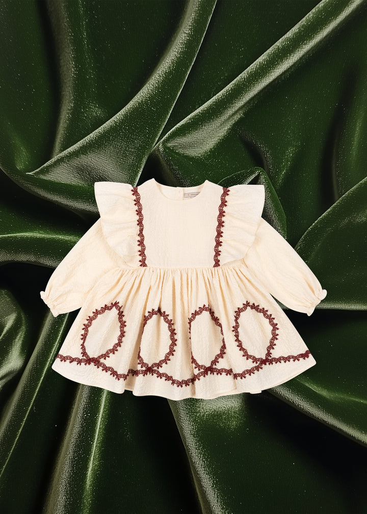 [Konges slojd] Fee Dress GOTS - Buttercream