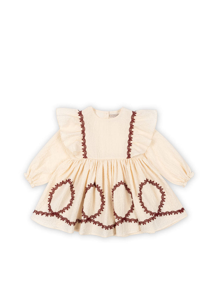 [Konges slojd] Fee Dress GOTS - Buttercream