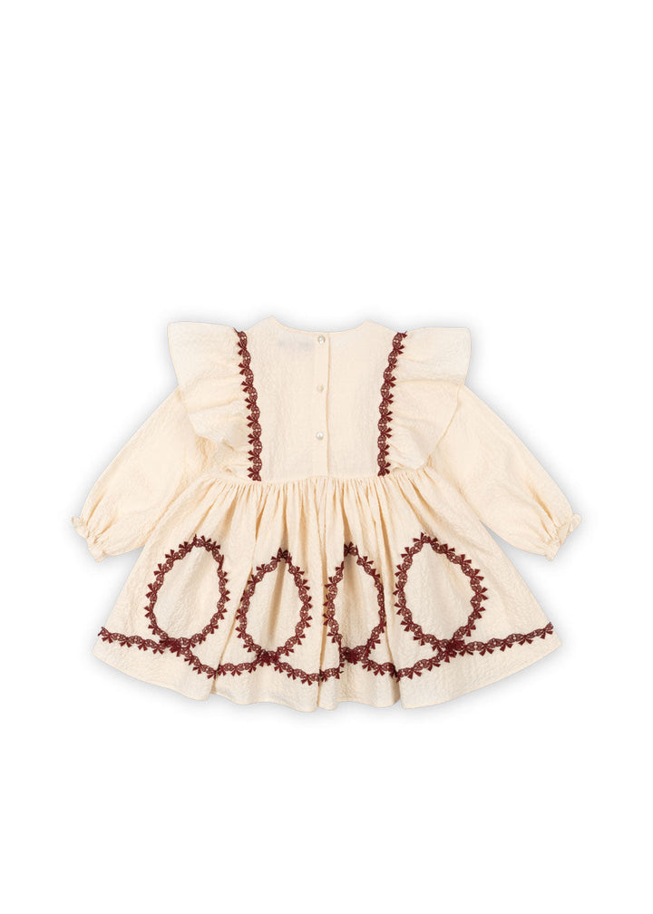 [Konges slojd] Fee Dress GOTS - Buttercream