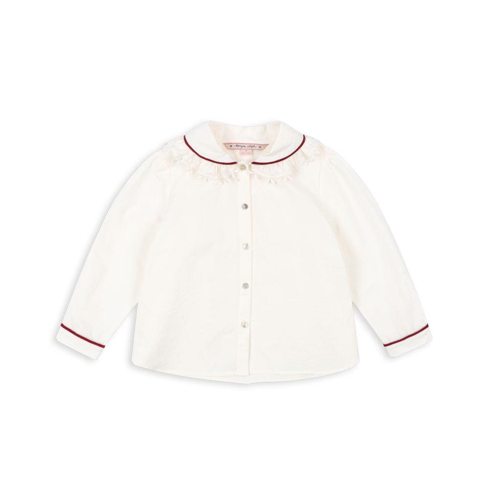 [Konges slojd] Ria Shirt GOTS - Cloud Dancer