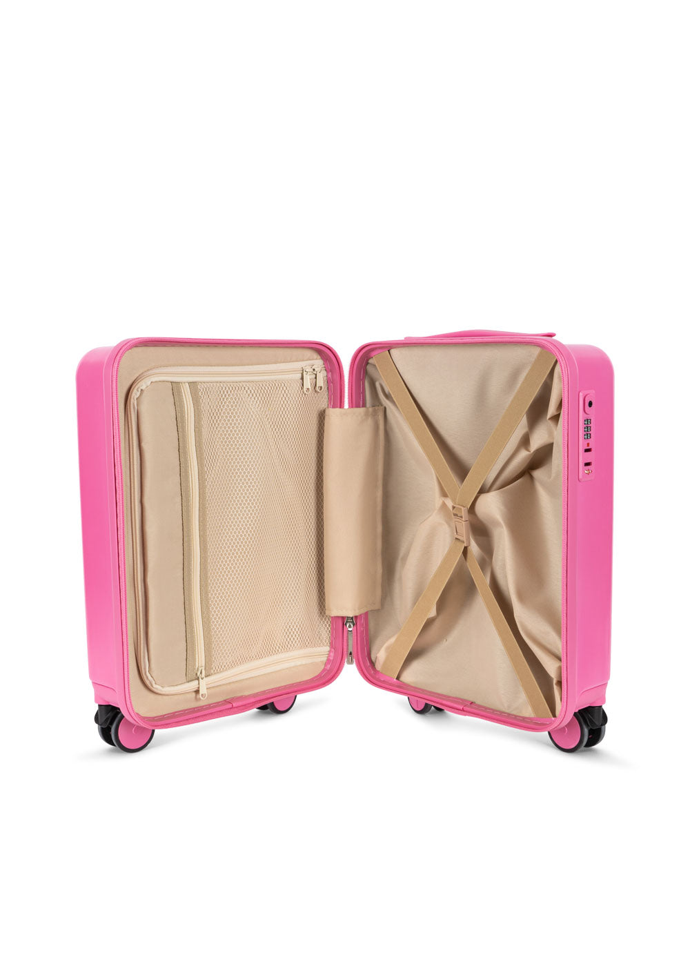 [Konges slojd] Travel Suitcase - Bow Kitty Pink