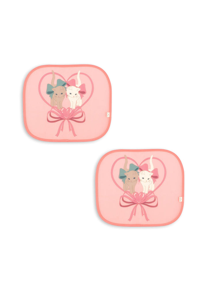 [Konges Slojd] Car Sunshade - Kitty Bow