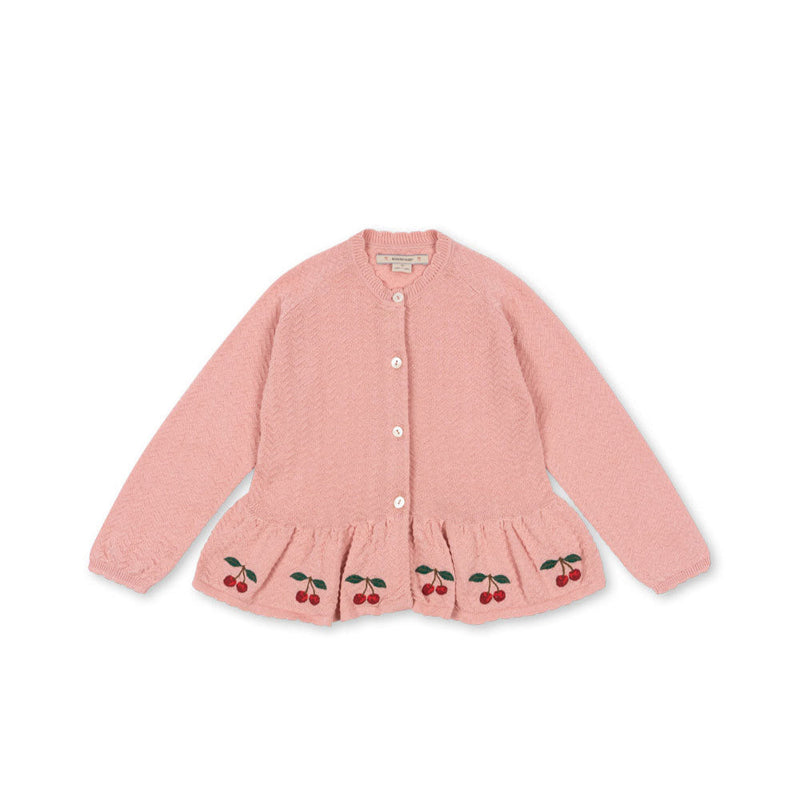 [Konges slojd] Cypres Cardigan GOTS - Mellow Rose