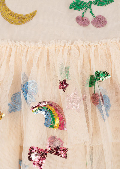 [Konges slojd] Yvonne Puff Dress - Rainbow Twinkle