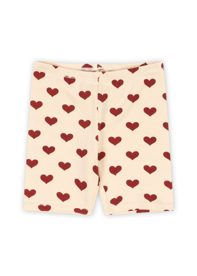 [Konges slojd] Classic Short Leggings GOTS - Amour Rouge