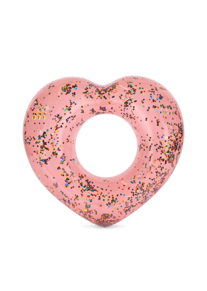 [Konge Slojd] Swim Ring Heart - Multi Heart Transparent