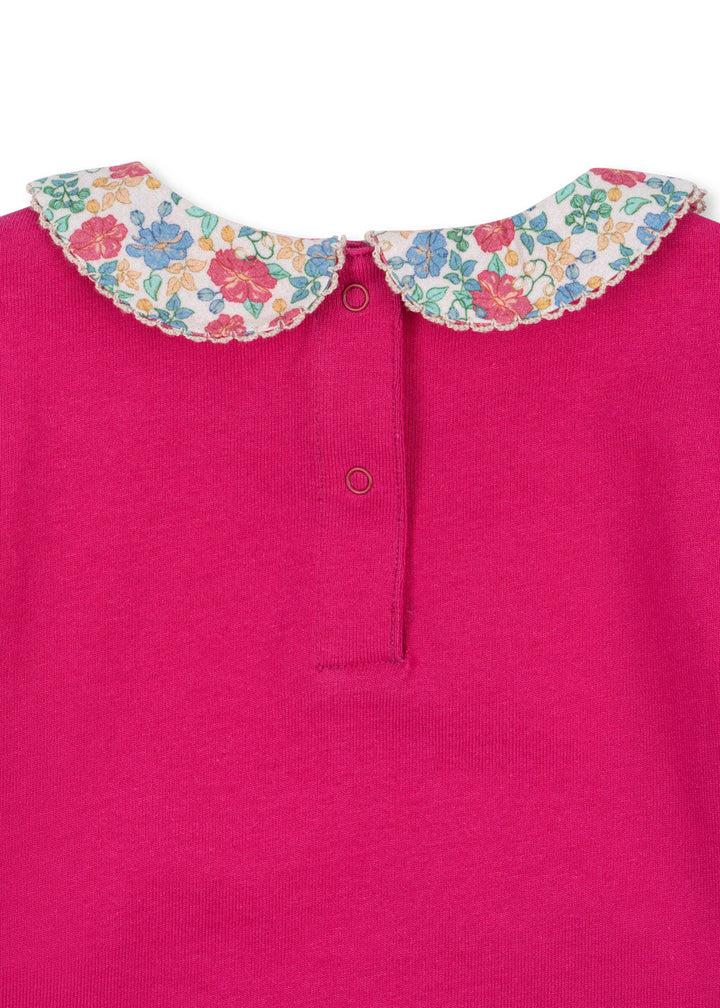 [Konges slojd] Babette Blouse GOTS - Viva Magenta