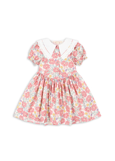 [Konges slojd] Coeur Collar Dress - Fleur Anglaise