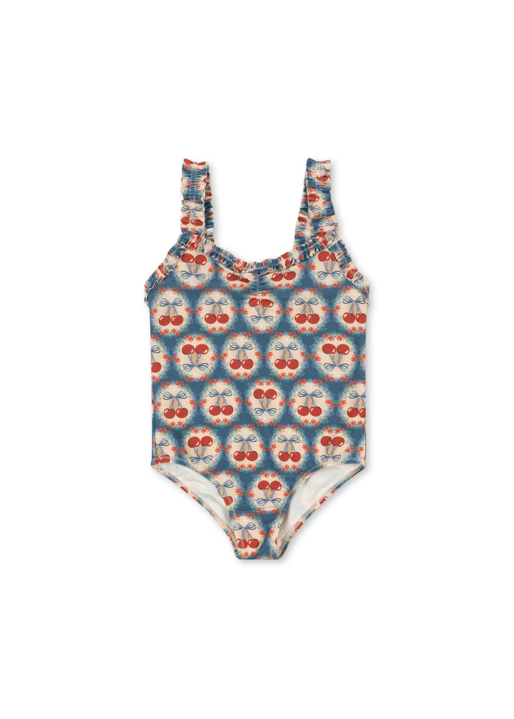 [Konges slojd] Maya Swimsuit GRS - Cherry Bow Blue