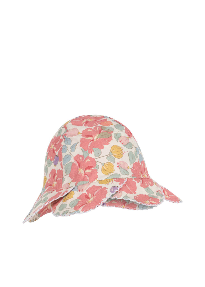 [Konges slojd] Coeur Scallop Sun Hat GOTS - Fleur Anglaise