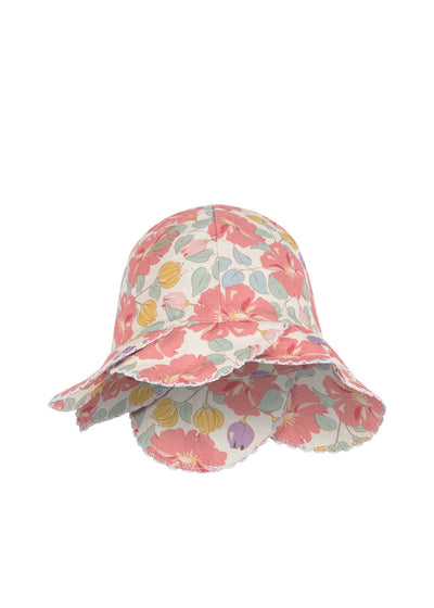 [Konges slojd] Coeur Scallop Sun Hat GOTS - Fleur Anglaise