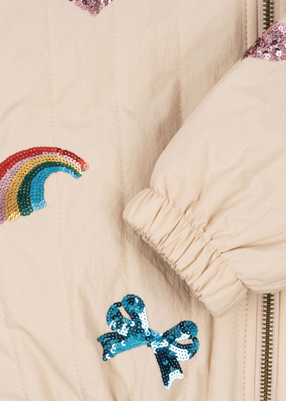 [Konges slojd] Juno Sequin Bomber Jacket - Smoke Gray
