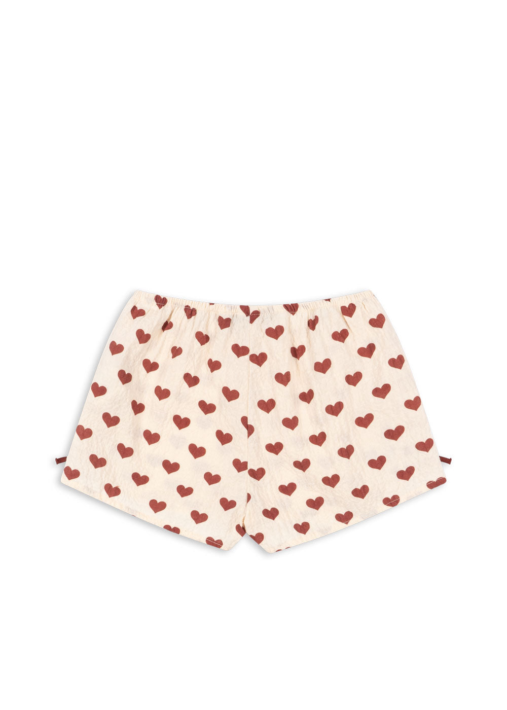 [Konges slojd] Ava Slit shorts GOTS - Amour rouge