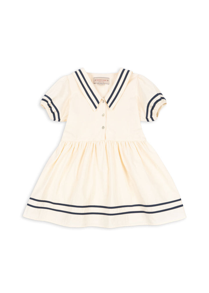 [Konges slojd] Allie Sailor Dress GOTS - Optic White