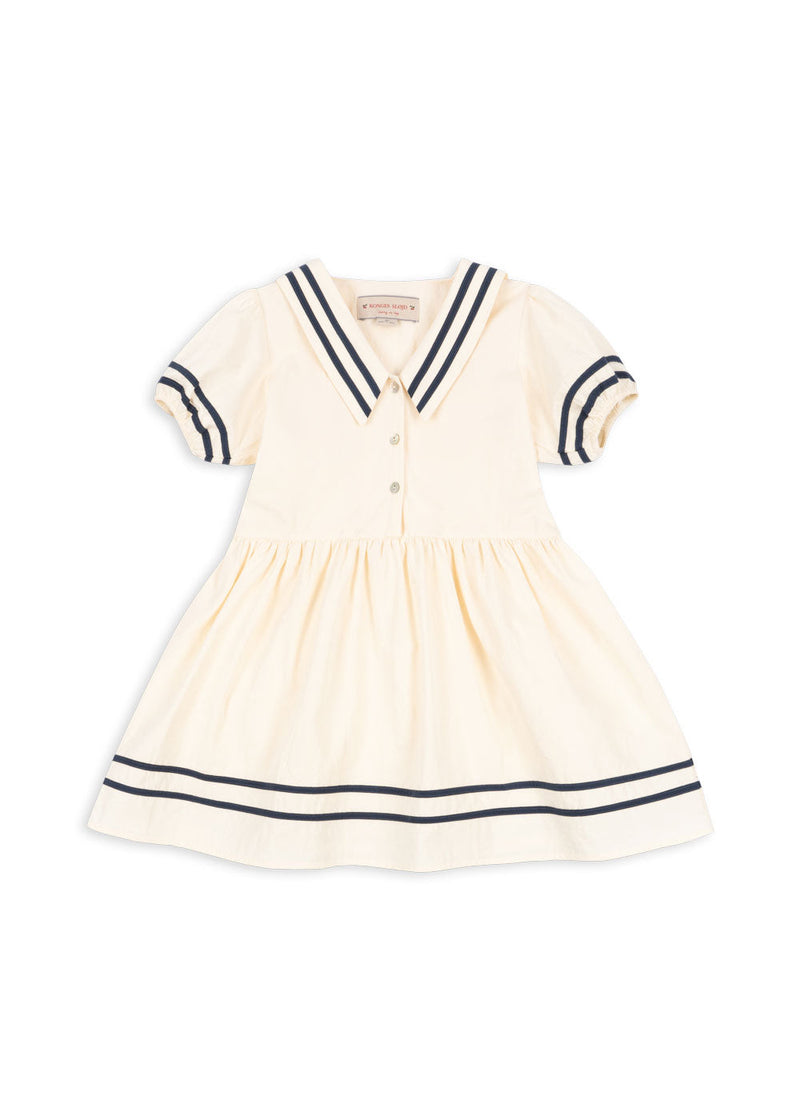 [Konges slojd] Allie Sailor Dress GOTS - Optic White