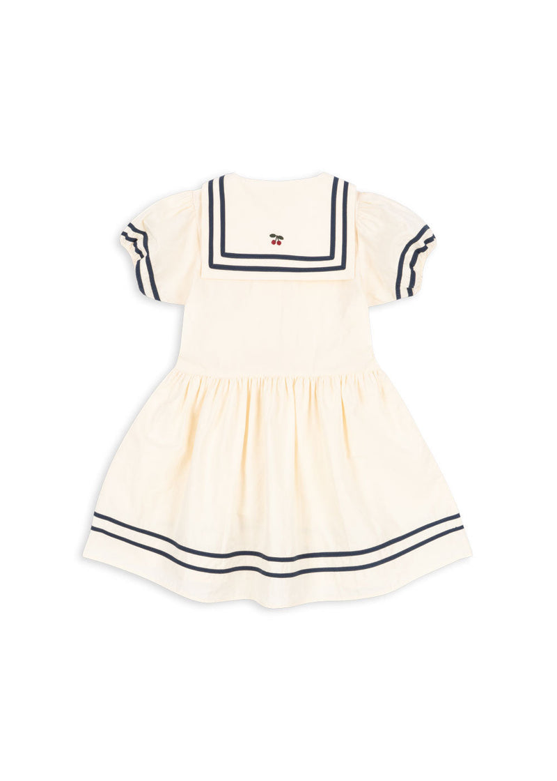 [Konges slojd] Allie Sailor Dress GOTS - Optic White