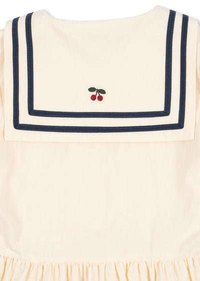 [Konges slojd] Allie Sailor Dress GOTS - Optic White