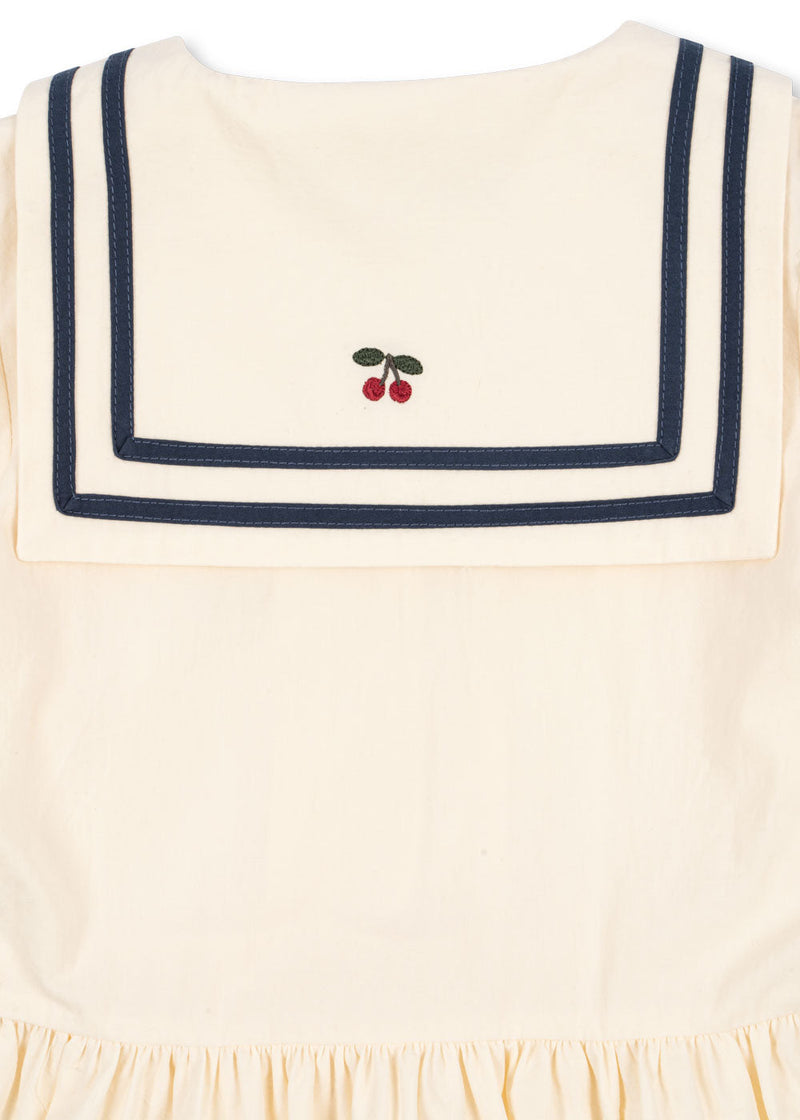 [Konges slojd] Allie Sailor Dress GOTS - Optic White