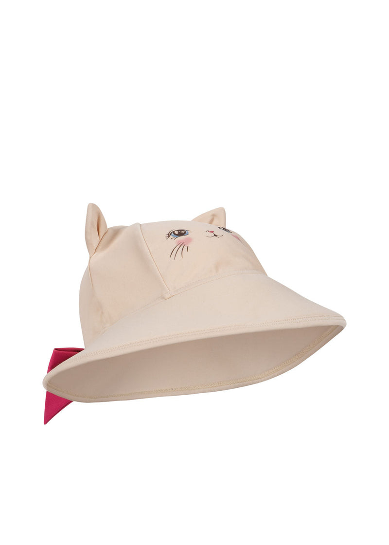 [Konges slojd] Kitty Cat Sun Hat GRS - Soft Pink