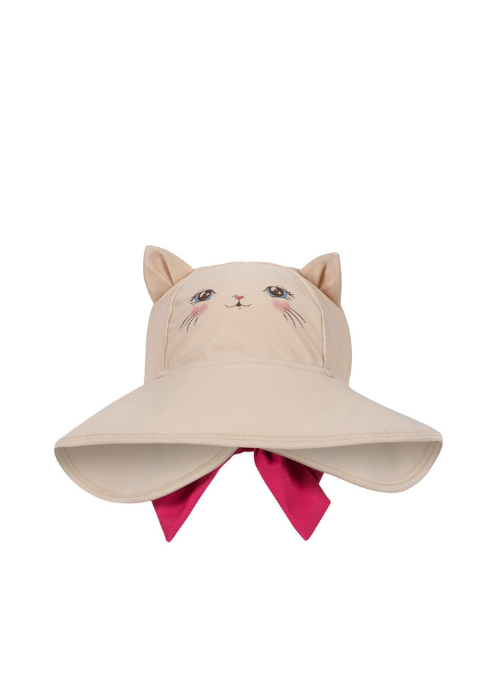 [Konges slojd] Kitty Cat Sun Hat GRS - Soft Pink