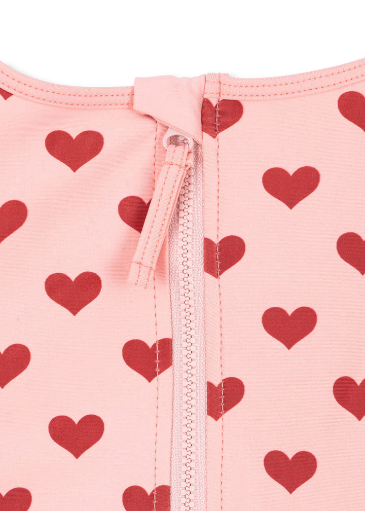 [Konges slojd] Manuca Frill Onesie - Amour Pink