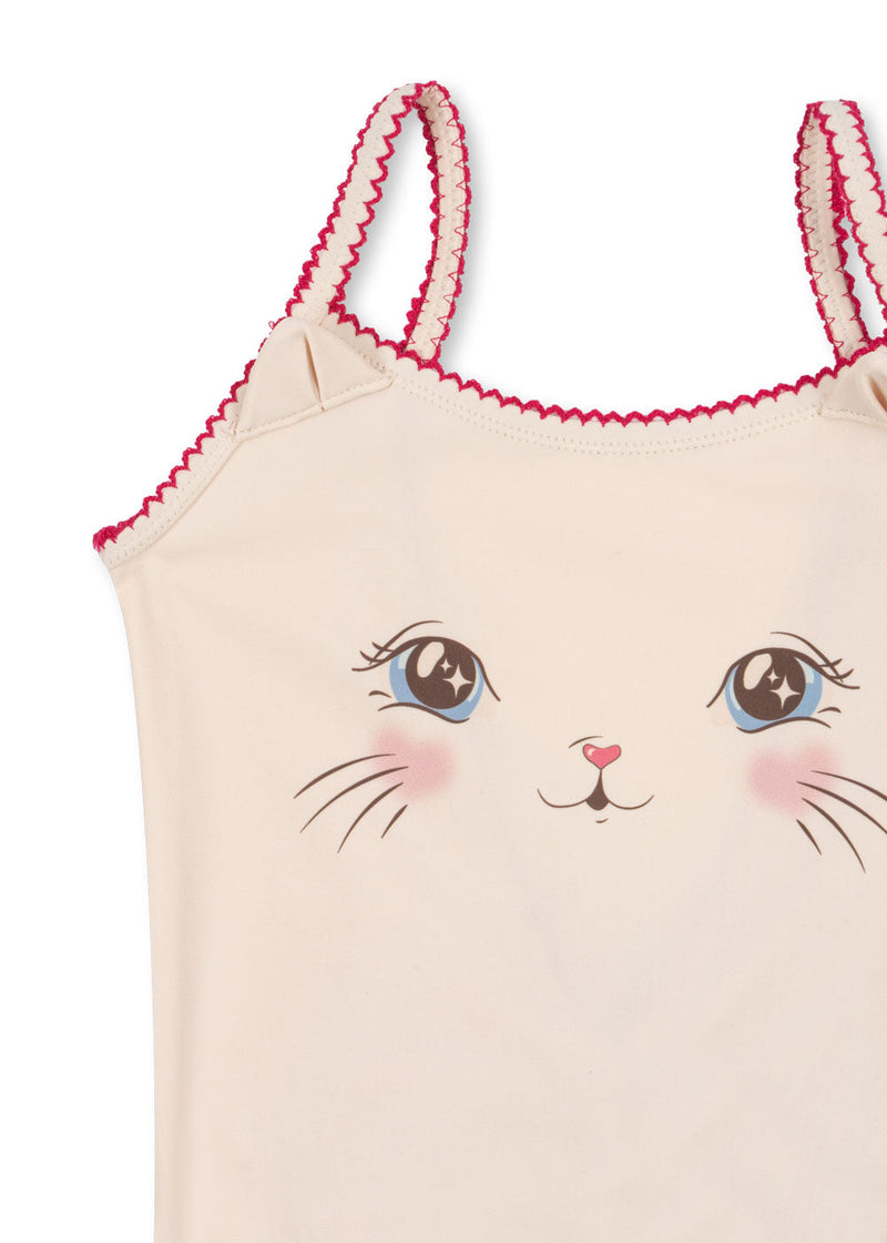 [Konges slojd] Kitty Swimsuit GRS - Soft Pink