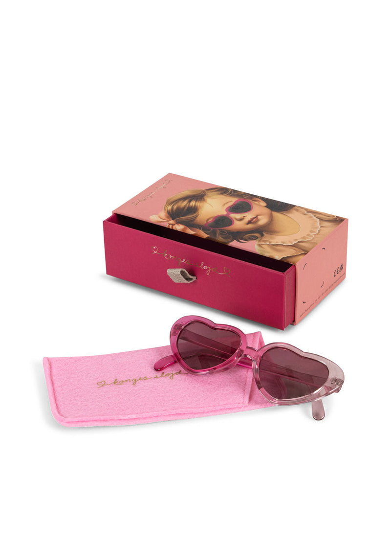 [Konges Sloejd] Sunglasses Baby Heart - Pink Multi
