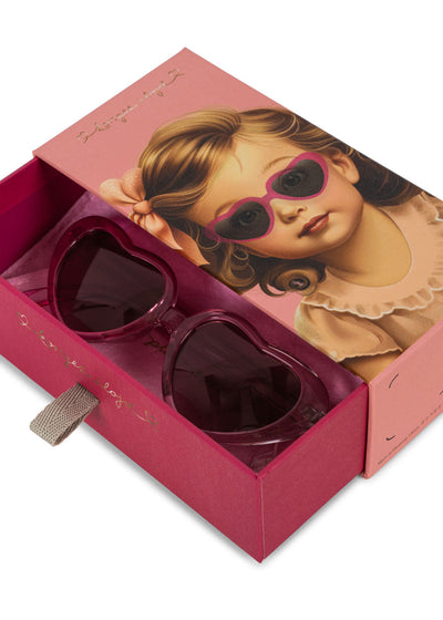 [Konges Sloejd] Sunglasses Baby Heart - Pink Multi