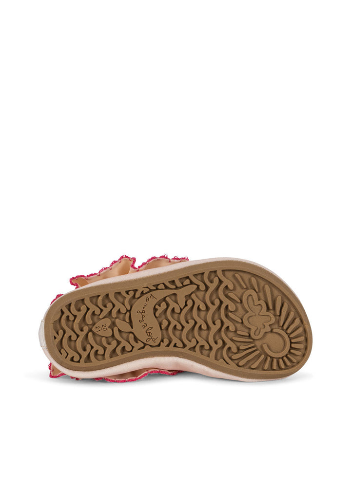 [Konges slojd] Kitty Frill Swim Shoes - Soft Pink