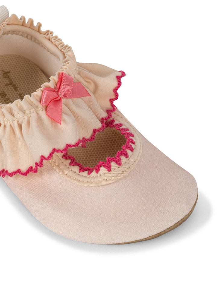 [Konges slojd] Kitty Frill Swim Shoes - Soft Pink
