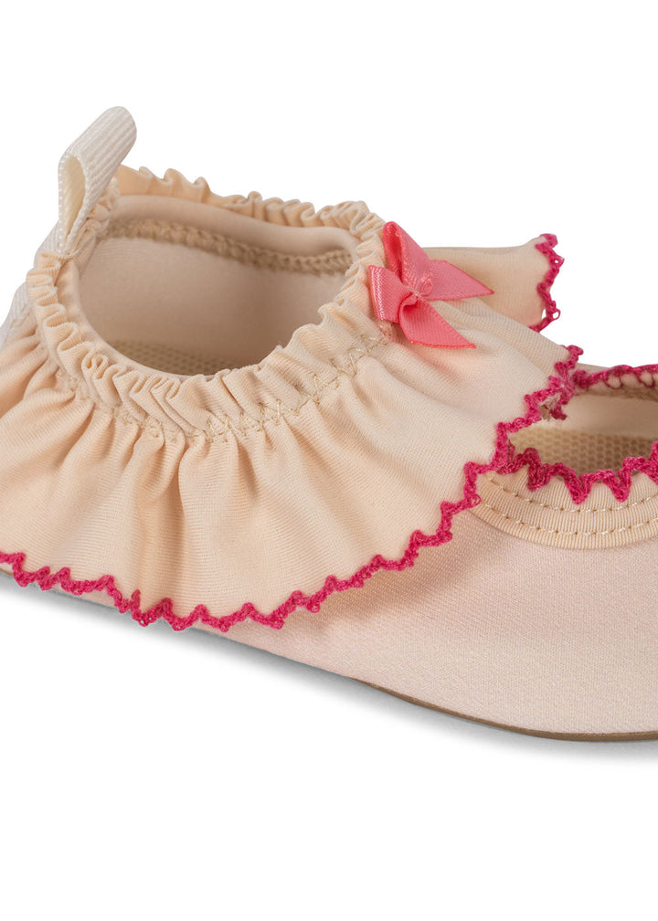 [Konges slojd] Kitty Frill Swim Shoes - Soft Pink