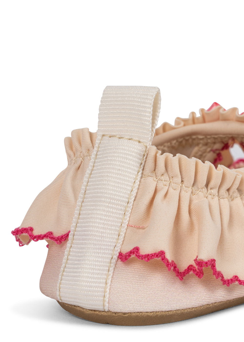 [Konges slojd] Kitty Frill Swim Shoes - Soft Pink