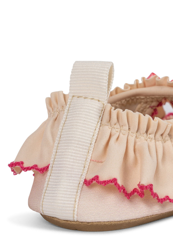 [Konges slojd] Kitty Frill Swim Shoes - Soft Pink