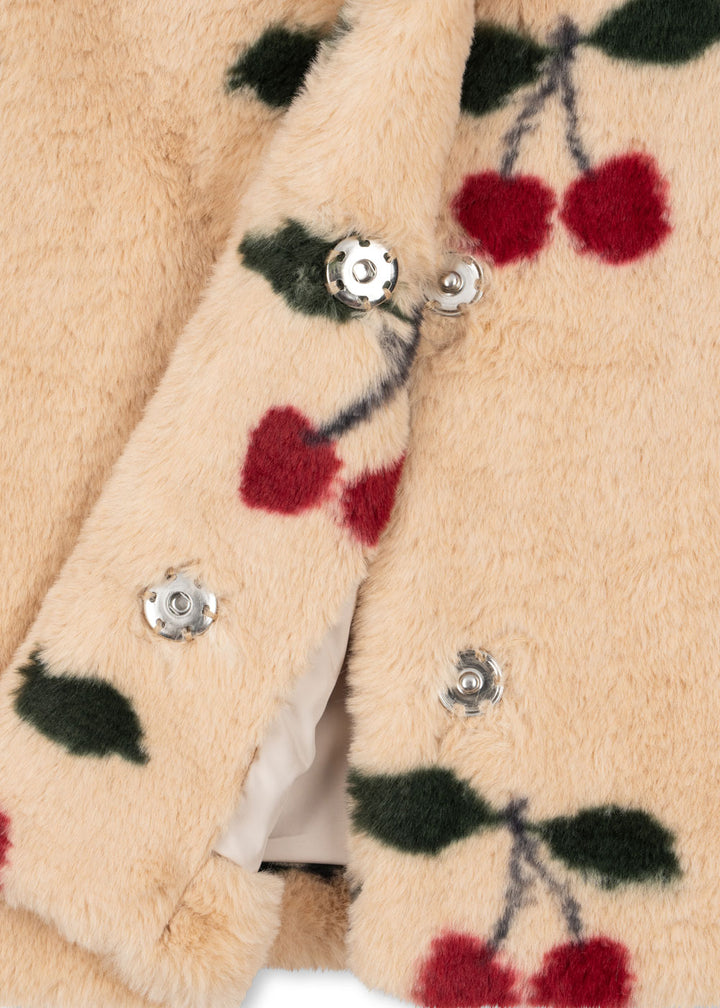 [Konges slojd] Fyzzie Coat GRS - Ma Grande Cerise