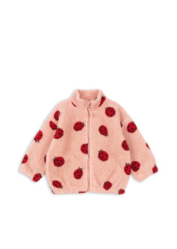 [Konges slojd] Jody Teddy Jacket - Ladybug Pink