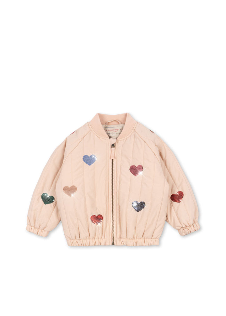[Konges slojd] Juno Sequin Bomber Jacket - Cameo Rose