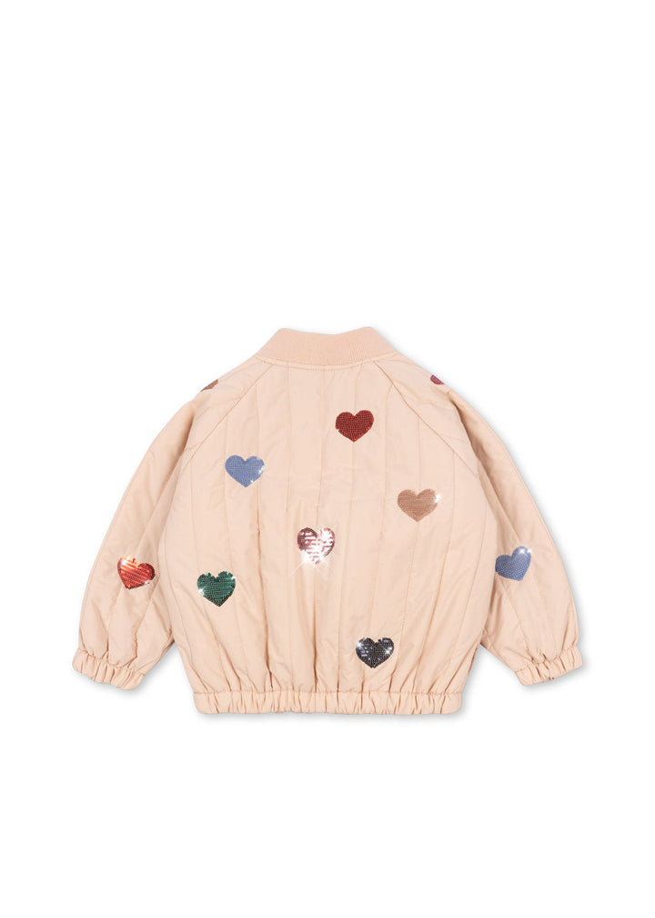 [Konges slojd] Juno Sequin Bomber Jacket - Cameo Rose