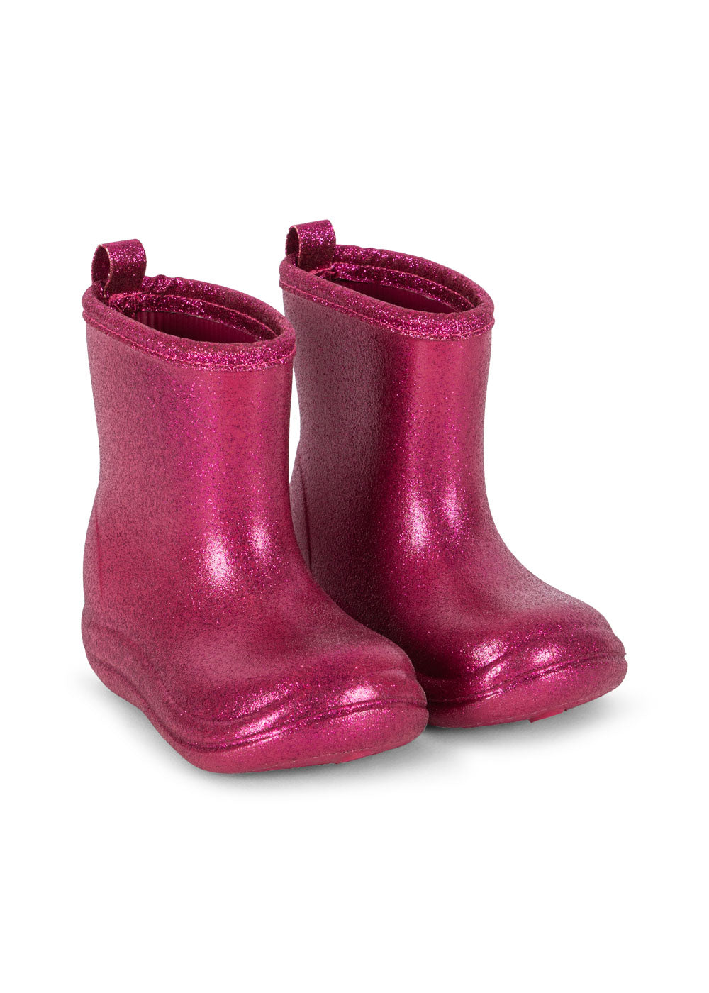 [Konges slojd] Luc Lightweight Glitter Rain Boots - Sangria