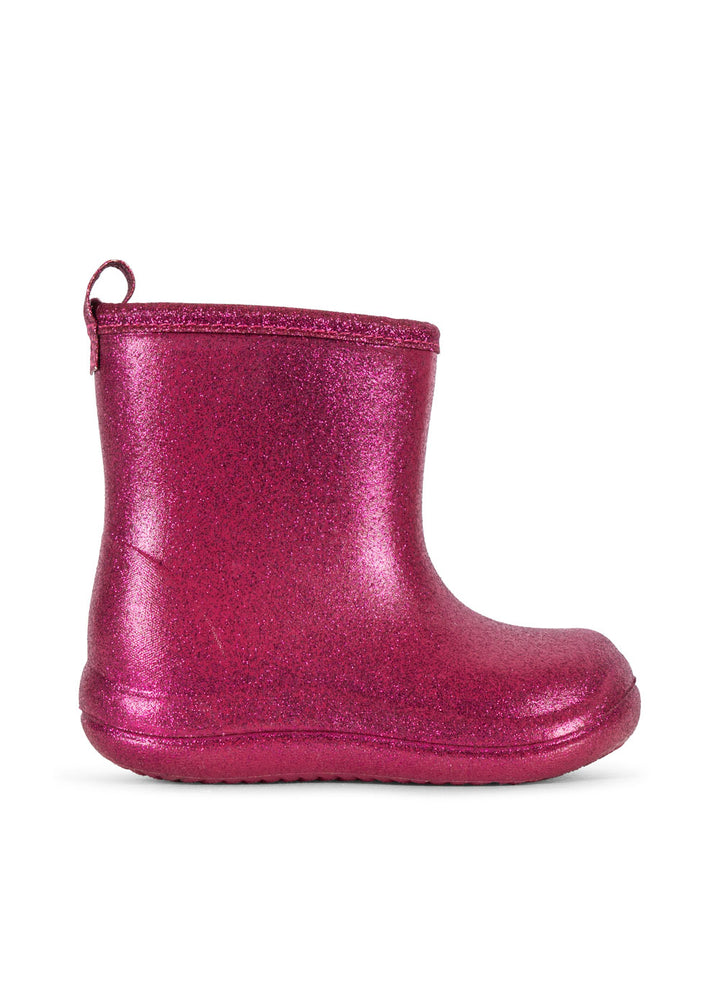[Konges slojd] Luc Lightweight Glitter Rain Boots - Sangria