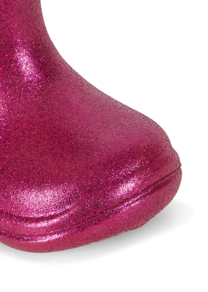 [Konges slojd] Luc Lightweight Glitter Rain Boots - Sangria