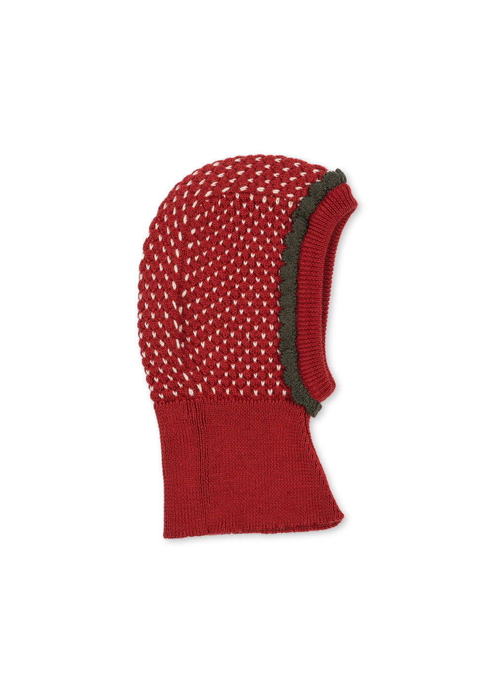[Konges slojd] STrawberry Balaclava - True Red
