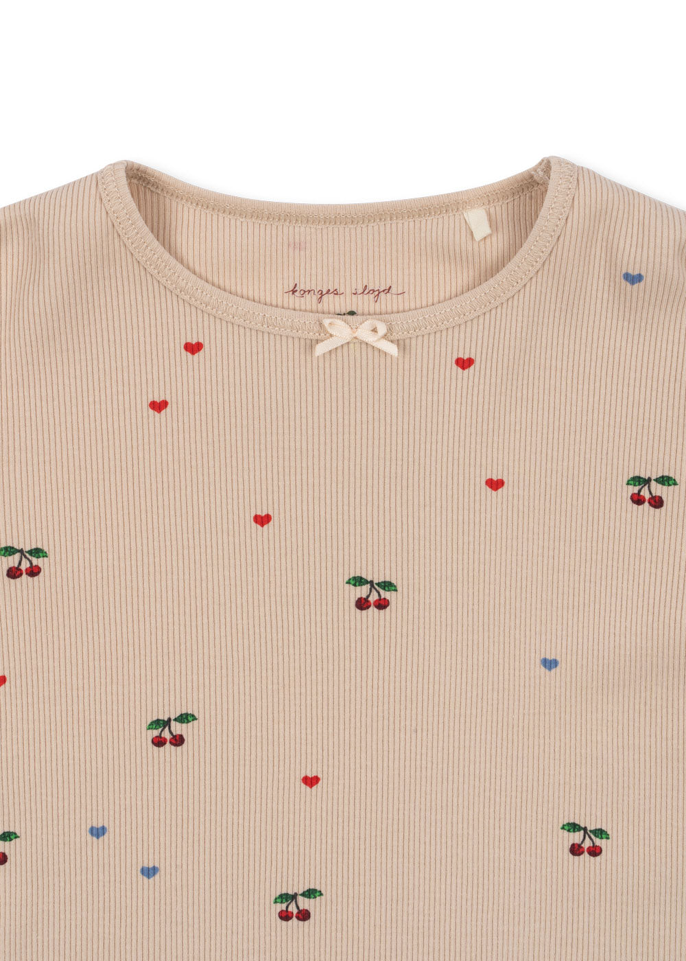 [Konges slojd] Ella LS Tee GOTS - Cherry Coeur Blush