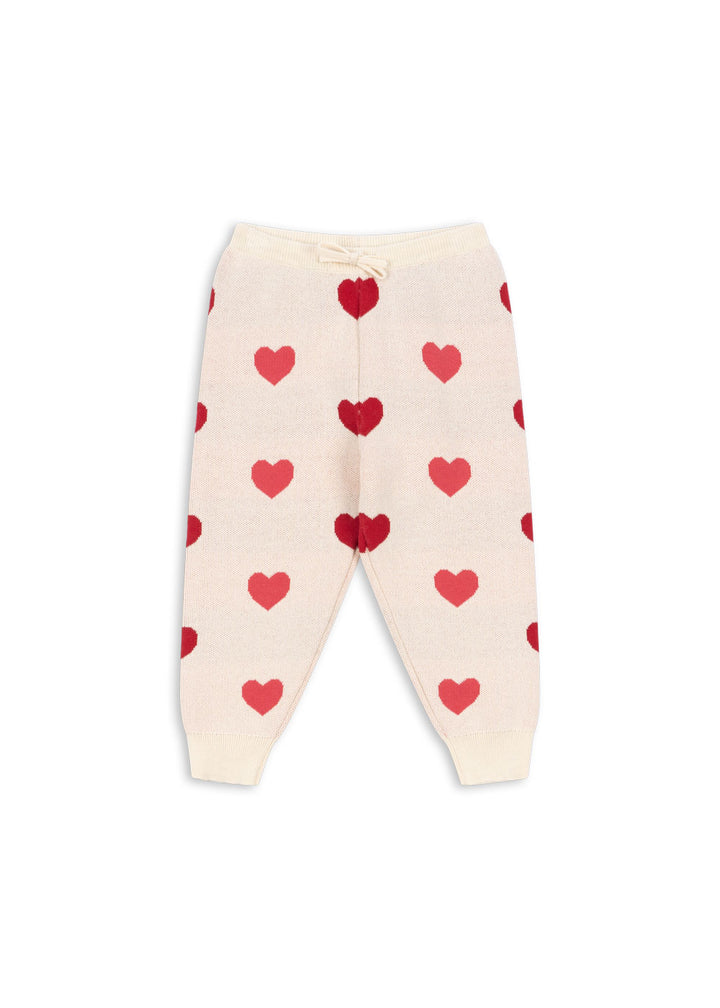 [Konges slojd] Lapis Knit Pants GOTS - Coeur Colore Duo Pink
