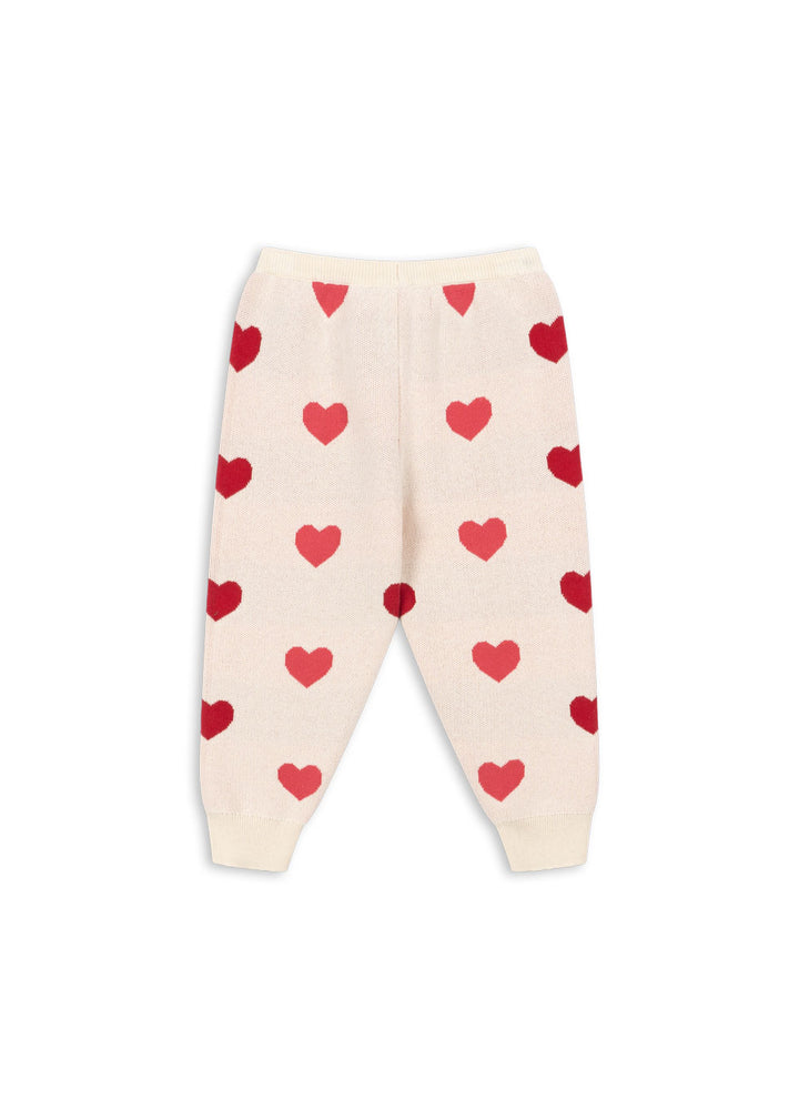 [Konges slojd] Lapis Knit Pants GOTS - Coeur Colore Duo Pink