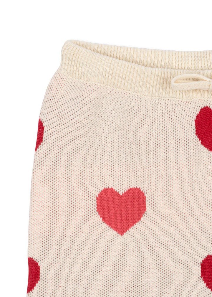 [Konges slojd] Lapis Knit Pants GOTS - Coeur Colore Duo Pink