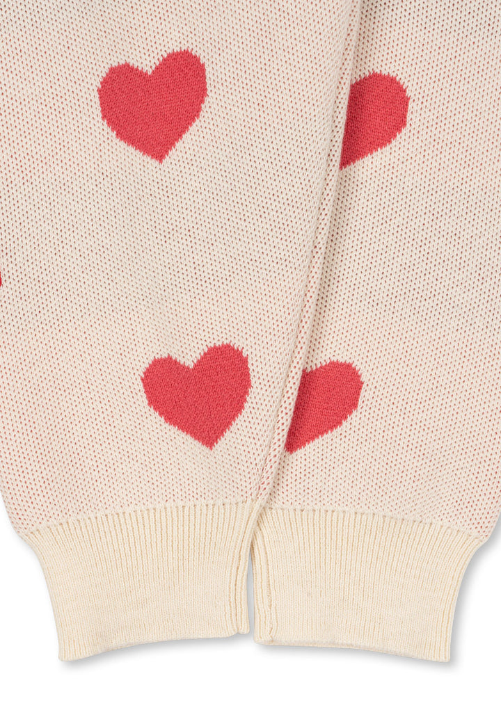 [Konges slojd] Lapis Knit Pants GOTS - Coeur Colore Duo Pink