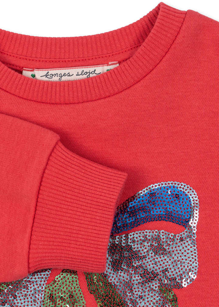 [Konges slojd] Lou Sequin Sweat Shirt - winterberry