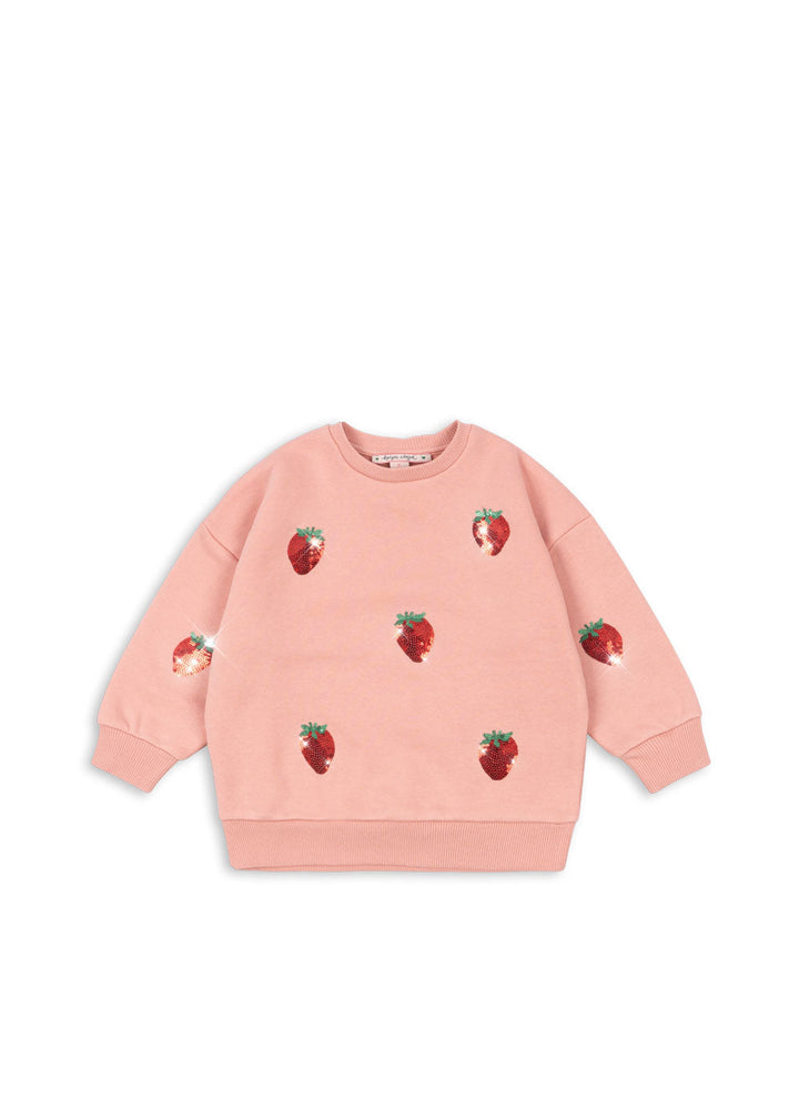 [Konges slojd] Lou Sequin Sweat Shirt - Mellow Rose