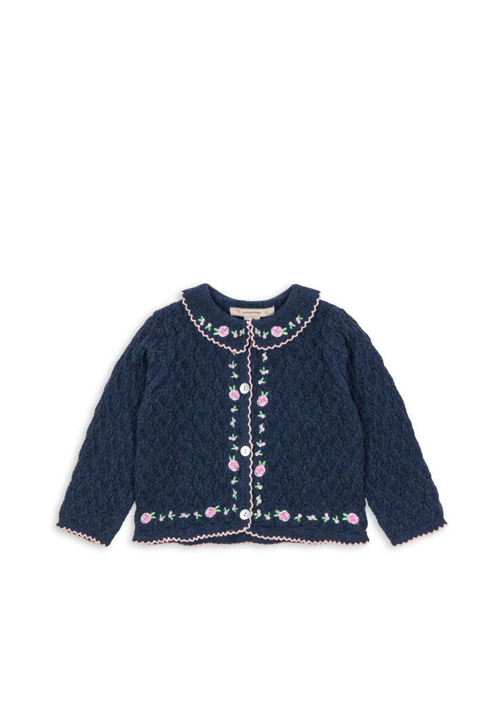 [Konges slojd] Rosier Cardigan - Ensign Blue