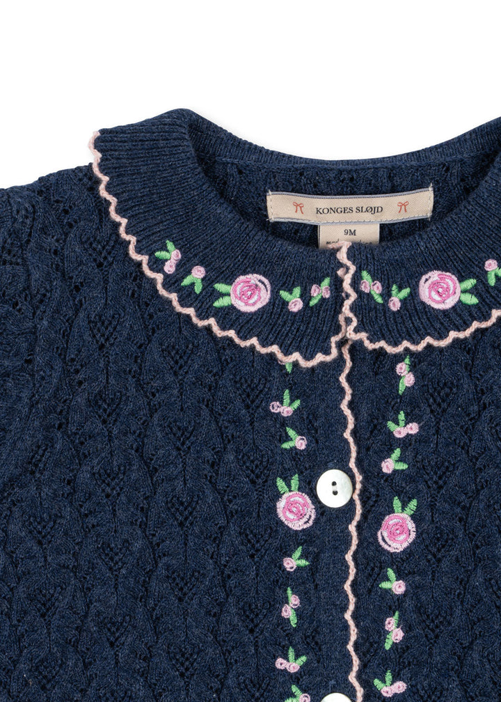 [Konges slojd] Rosier Cardigan - Ensign Blue